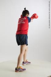 Woman Adult Average Fight Sportswear Asian