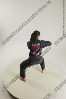 Fighting woman in kimono Ronda