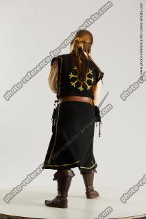 medieval warrior woman with sword vinga 09b