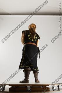 medieval warrior woman with sword vinga 09c