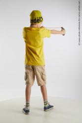 Standing boy with slingshot Novel