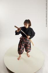 Man Young White Fighting with sword Standing poses Costumes