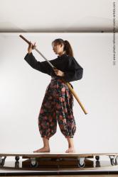 Man Young White Fighting with sword Standing poses Costumes