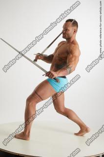 fighting man with swords garrott 03