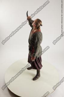 medieval man drinking from horn sigvid 03a