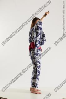 japanese woman in kimono with dagger saori 16b