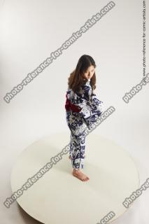JAPANESE WOMAN IN KIMONO WITH SWORD SAORI 16A