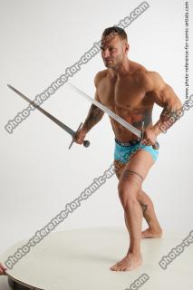 fighting man with swords garrott 03