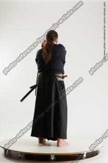 Samurai Fighting Poses With Sword Yasuke
