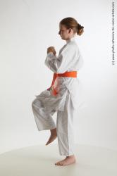 Standing karate girl Selin
