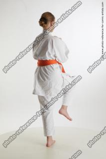 Standing karate girl Selin
