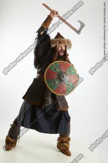 fighting mongol warrior with axe turgen 09