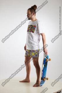 Skateboarder with dreads Nigel