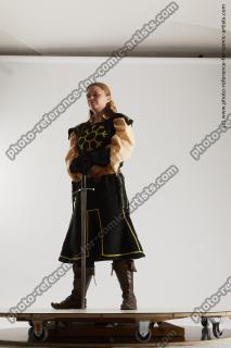 medieval woman warrior with sword vinga 02c