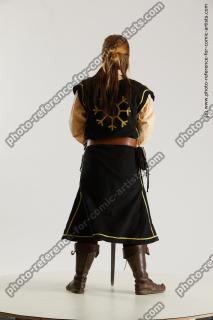 medieval woman warrior with sword vinga 09b