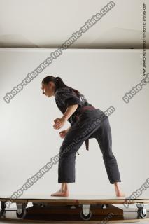 fighting young woman in kimono ronda 04c