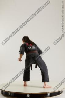 fighting young woman in kimono ronda 06b