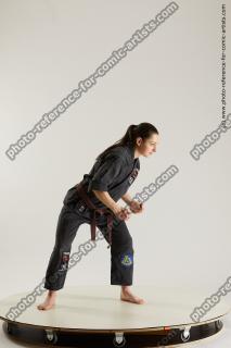 fighting young woman in kimono ronda 12b
