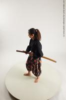 japanese woman in kimono with sword saori 06a
