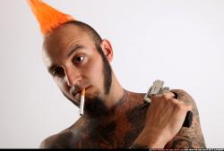 Edgar Revolver Cigarette Poses