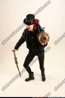 Victoria Steampunk Cane Bomb Pose 04