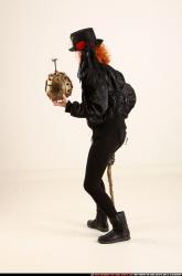 Victoria Steampunk Cane Bomb Pose