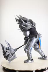 Yelvik Cosplay Lich King With Mace Pose