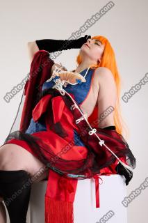 Cori Cosplay Shiranui Sitting Pose 010