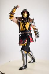 Yelvik Cosplay Scorpion Fight Pose