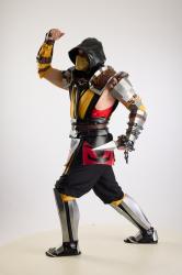 Yelvik Cosplay Scorpion Fight Pose