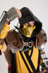 Yelvik Cosplay Scorpion Fight Pose