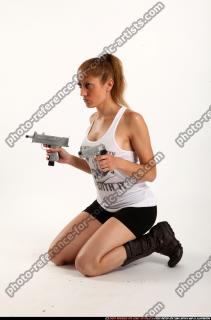AGNES KNEELING UZI PISTOL 01 B
