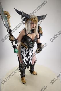 Cori Cosplay Sindragossa Pose With Axe