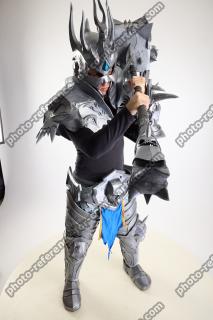 Yelvik Cosplay LichKing Pose With Mace