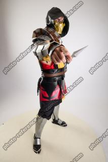 Yelvik Cosplay Scorpion Fight Pose