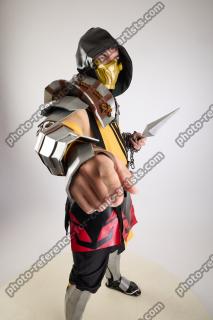 Yelvik Cosplay Scorpion Fight Pose