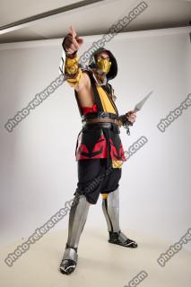 Yelvik Cosplay Scorpion Fight Pose