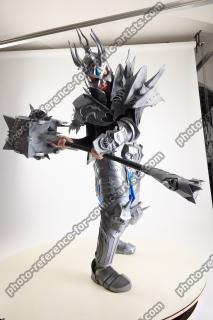 Yelvik Cosplay LichKing Fight Pose With Mace