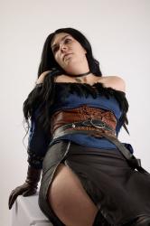 Moira Cosplay Yennefer Sitting Pose