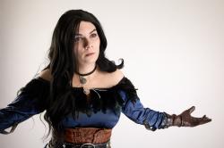 Moira Cosplay Yennefer Standing Pose